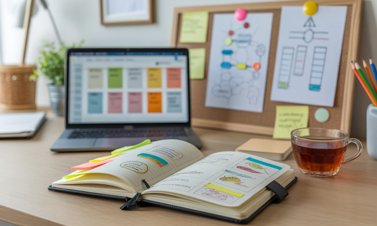 découvrez des outils et méthodes visuelles pour s'organiser efficacement sans stress et gagner en productivité au quotidien.